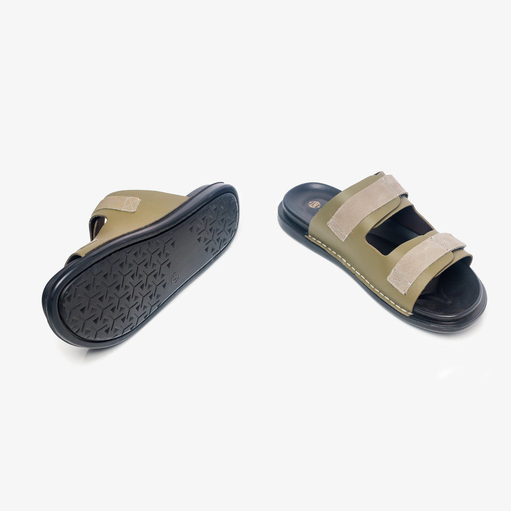 Casual Sandal Green Color La Marca