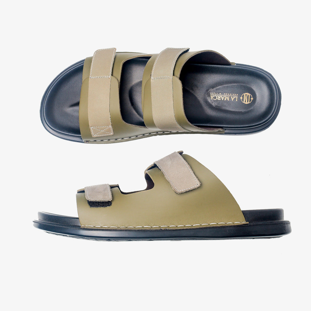 Casual Sandal Green Color La Marca