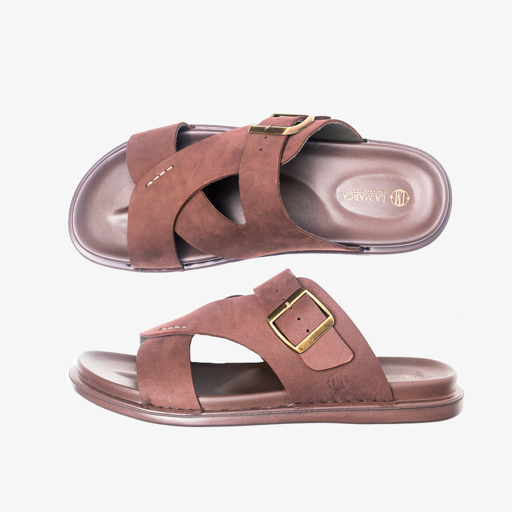 Casual Sandal Brown Color La Marca