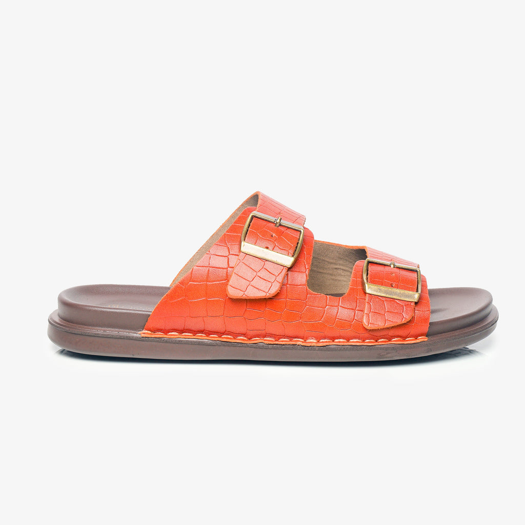 Casual Sandal Tan Color La Marca