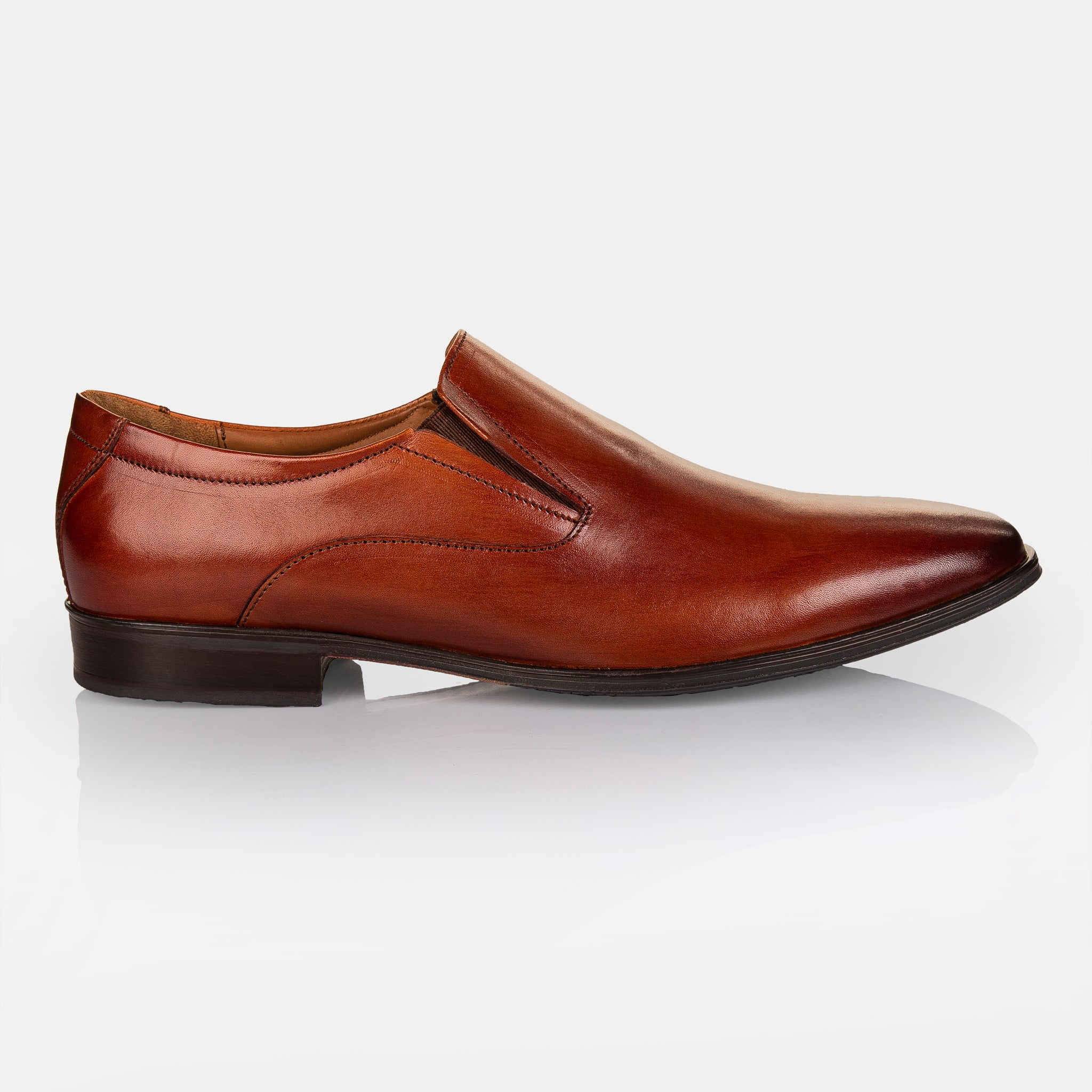brown dress shoes slip on Burudani Men Fashion Comfort Classic Square Toe Slip On Loafers Oxford Dress Shoes, Men's, Size: 10, Brown